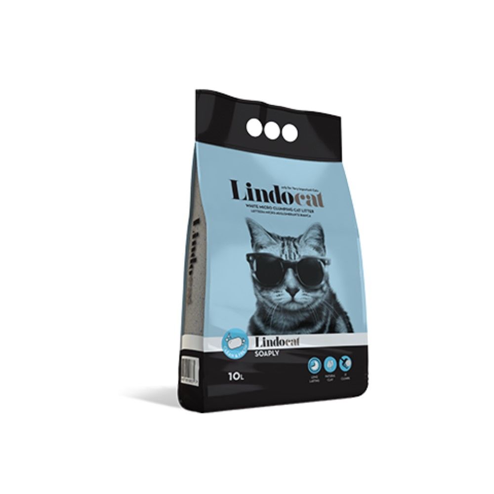 Lindocat İnce Kedi Kumu M.Sabun Koku 10 Litre