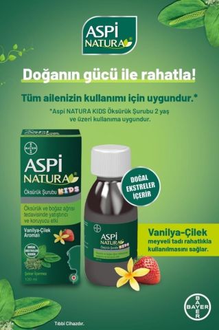 AspiNatura Kids Öksürük Şurubu 120 ml