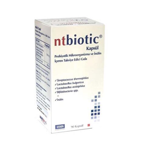 Ntbiotic 90 Kapsül (Nt Biotic) Probiotic + Prebiotic
