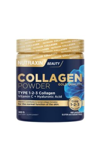 Nutraxin Collagen Powder Toz 300 gr Aromasız Kolajen Tip 1, 2, 3