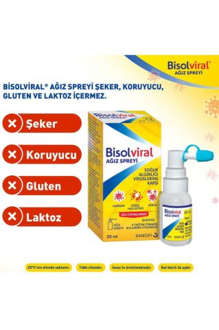 Bisol Viral Ağız Spreyi 20 Ml