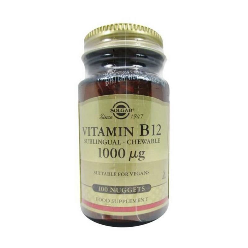 Solgar Vitamin B12 1000 Mcg  100 Dilaltı Tablet