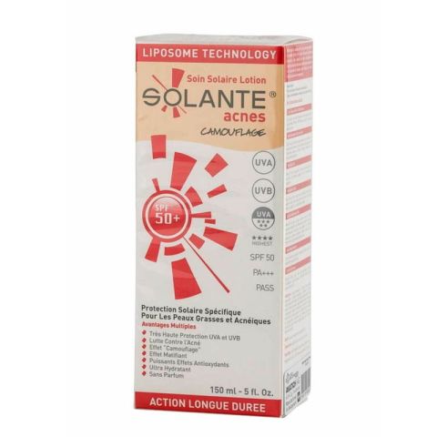 Solante Acnes Tinted Spf50 Güneş Losyonu 150 Ml