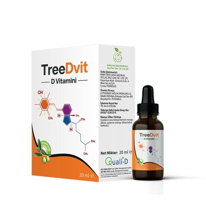 Treedvit (Vitamin D3) Damla 20 Ml