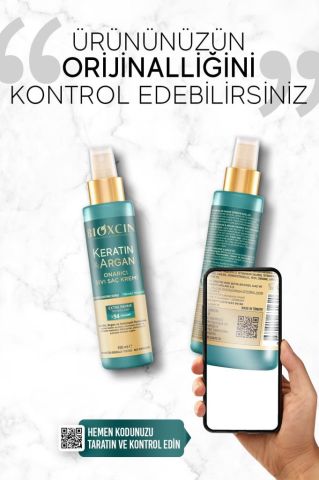 Bioxcin Keratin & Argan Onarıcı Sıvı Saç Bakım Kremi 150 Ml