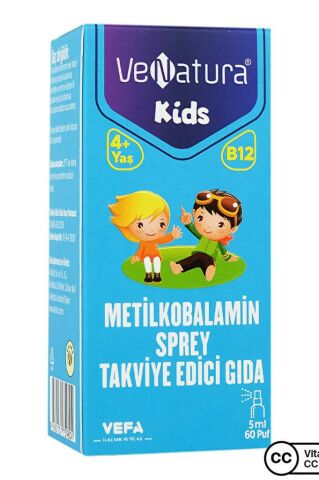 Venatura Kids Metilkobalamin Sprey 5 ml