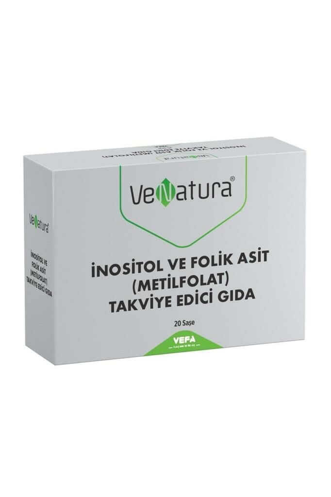 Venatura Inositol Ve Folik Asit (metilfolat) Takviye Edici Gıda 20 Saşe