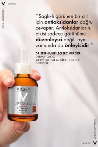 Vichy Liftactiv Supreme %15 Saf C Vitamini Aydınlatıcı Antioksidan Serum 20 Ml