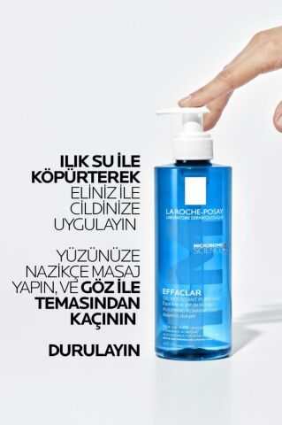 La Roche Posay Yağlı Ve Akneye Eğilimli Ciltler Için Effaclar Jel 400ml Yeniden Dolum Paketi