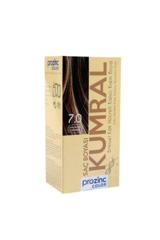 Prozinc Color 7.0 Kumral - Amonyaksız Bitkisel Kalıcı Saç Boyası