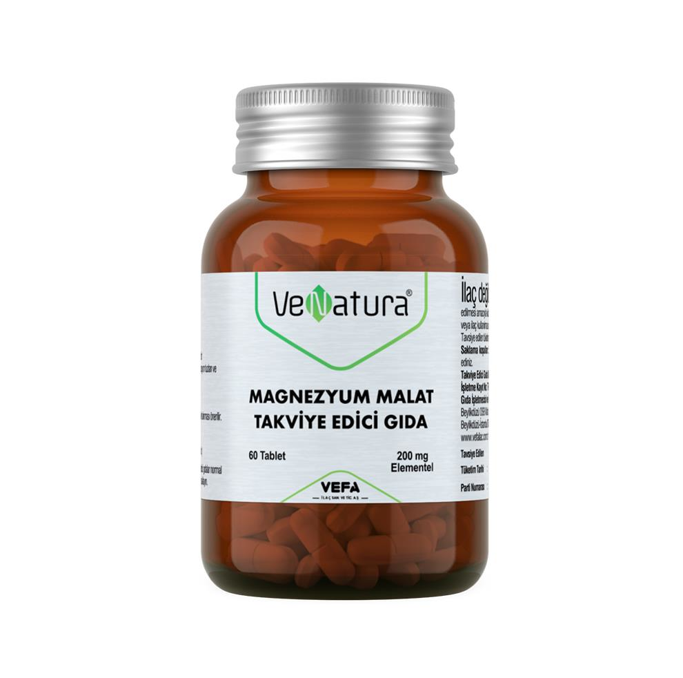 Venatura Magnezyum Malat 60 Tablet