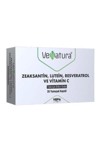 Venatura Zeaksantin, Lutein, Resveratrol Ve Vitamin C Takviye Edici Gıda