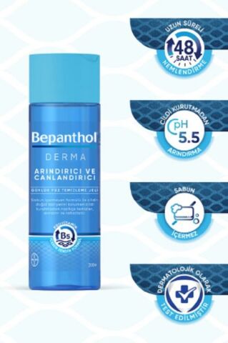 Bepanthol Derma Arındırıcı Canlandırıcı Günlük Yüz Temizleme Jeli 200Ml