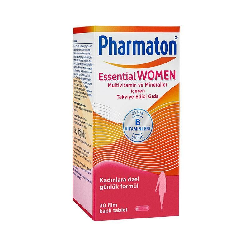 Pharmaton Essential Women Multivitamin Ve Mineral 30 Tablet