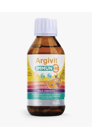 Argivit Immun C Vitamini Kara Mürver Ekstresi Çinko Kuarsetin, Laktoferrin Içeren Takviye Edici Gıda
