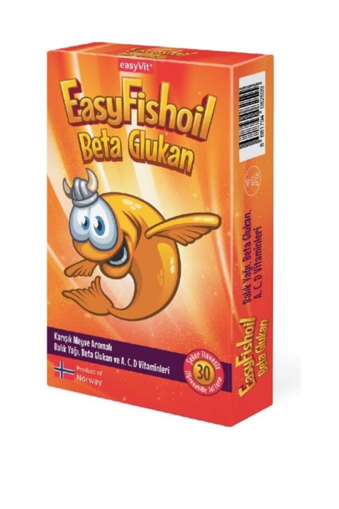 Easyfishoil Beta Glukan Çiğnenebilir 30 Jel Form