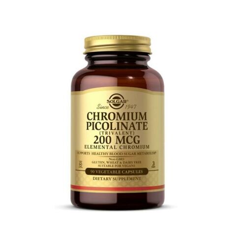 Solgar Chromium Picolinate 200 Mcg 90 Kapsül