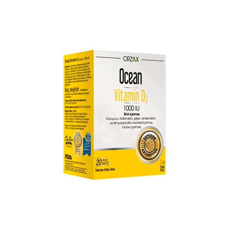 Ocean Vitamin D 3 1000 Iu 20 Ml Sprey