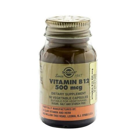 Solgar Vitamin B-12 500 Mg 50 Kapsül