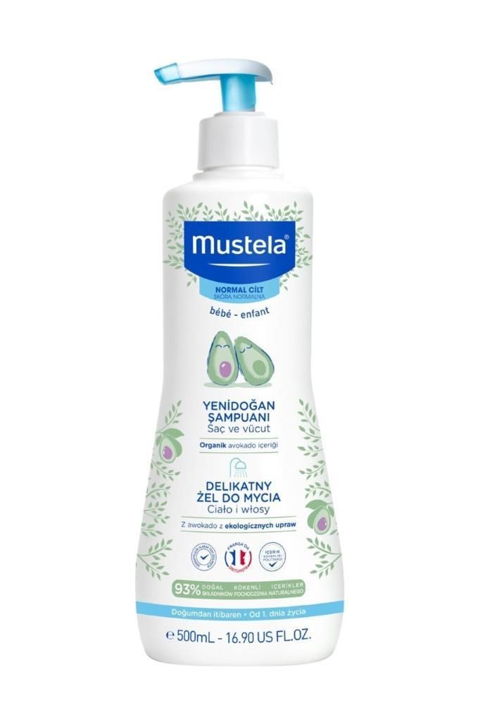 Mustela Gentle Cleansing Gel Yenidoğan Şampuanı 500 ml