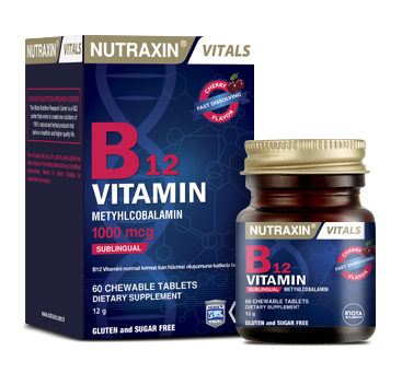 Nutraxin Vitals B12 Vitamin 60 Tablet