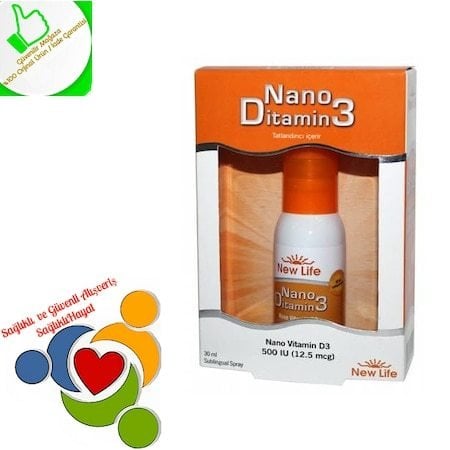 NewLife Nano Ditamin D3 D VİTAMİNİ 30 ml  03.2020