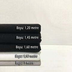 Kışlık Esnek Penye Polyester Kalın Kumaş, Boyları 100-190 cm arası 5 adet