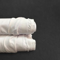 Beyaz Lakost Penye Kumaş Seti, Boyları 5,10 - 10 metre 2 adet