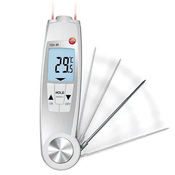 Testo 104 IR Lazerli ve Problu Gıda Termometresi