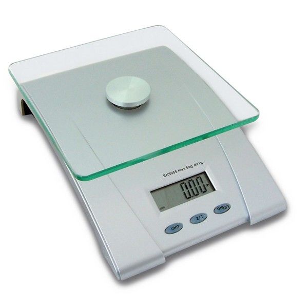 EK 5055 Cam Kefeli Mutfak Terazisi 5KG / 1GR