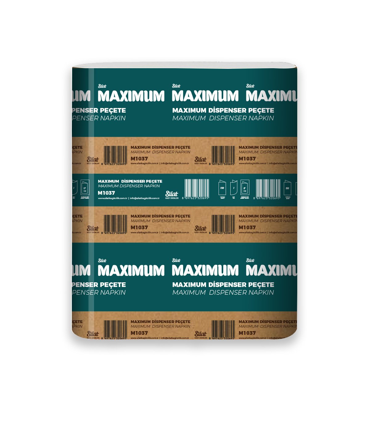 MAXİMUM  DİSPENSER PEÇETE 2 KATLAMA150*18 PAK