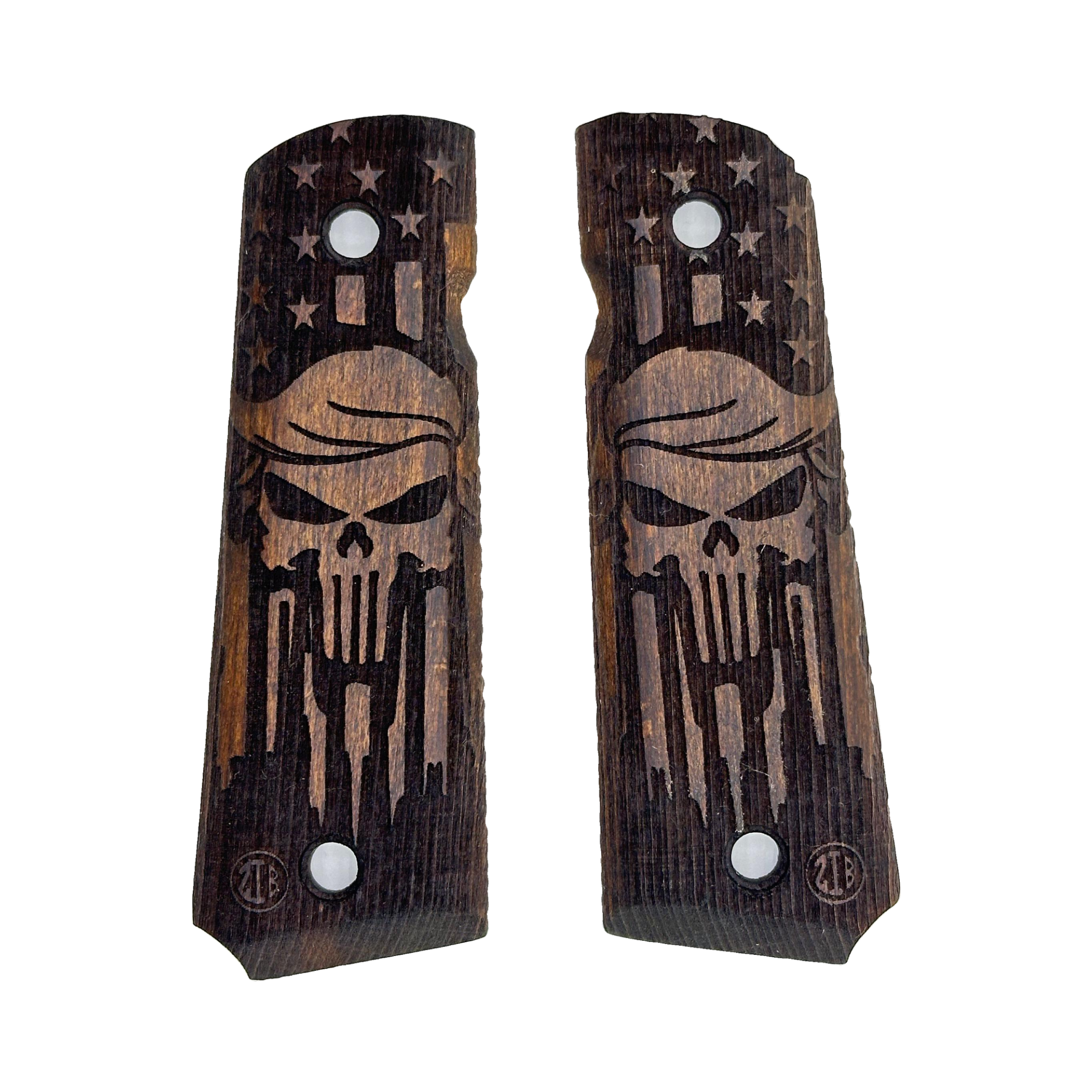 Zib Grips Silah Kabzası - Colt 1911, Girsan MC 1911 ile Uyumlu - Açık Kahverengi Renk - CLT1911UC002