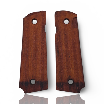 Zib Grips Silah Kabzası - Colt 1911, Girsan MC 1911 ile Uyumlu - Meşe Renk - Metal Logolu - CLT1911MS023L1