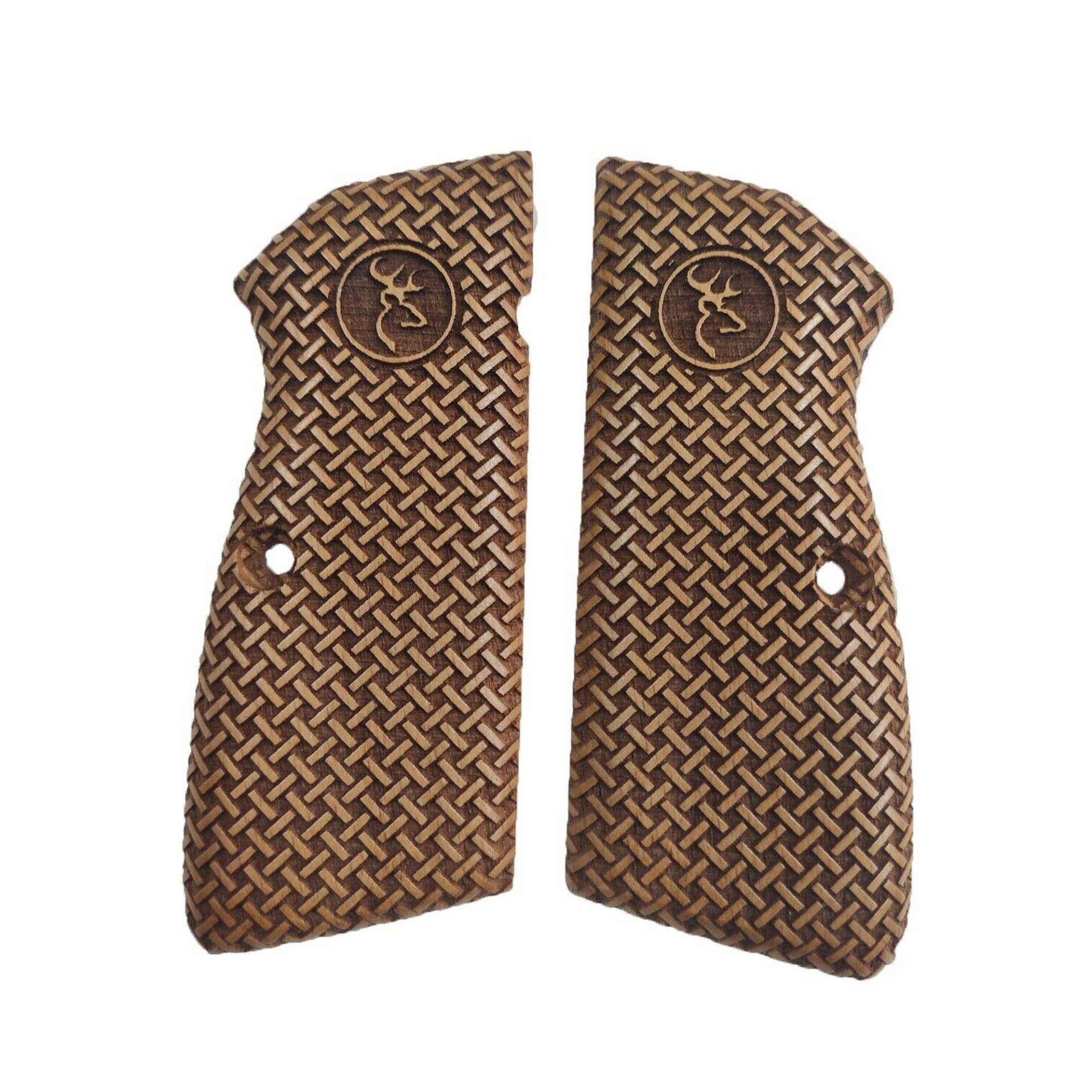 Zib Grips Silah Kabzası - Zig 14, Browning HP, High Power 14, Spor Kasa ile Uyumlu - Açık Kahverengi Renk - BRWHPSUC023