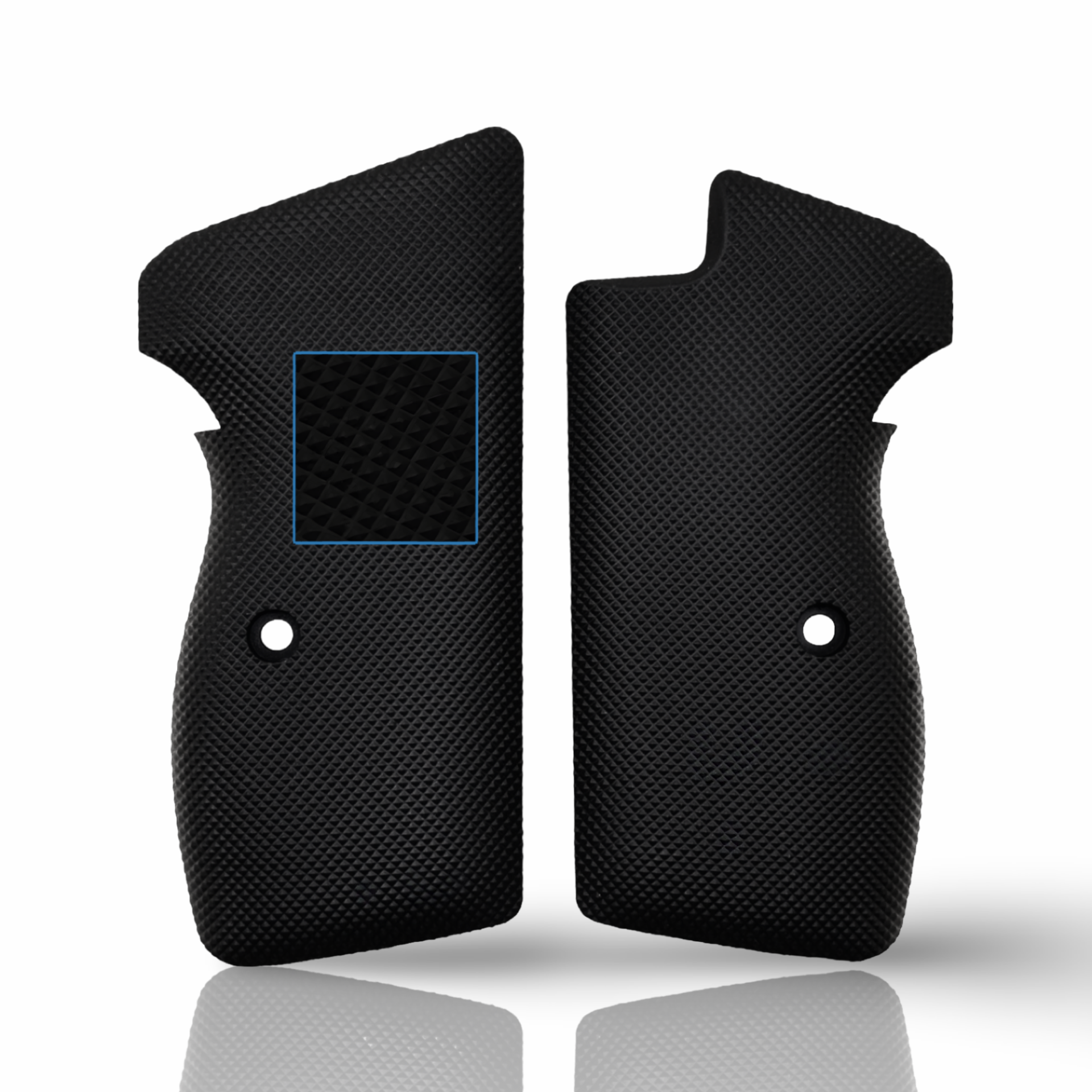 Zib Grips Silah Kabzası - Sigsauer P210 ile Uyumlu - Siyah Renk - Polimer Malzemesinden Yapılma - POSSP210SY002