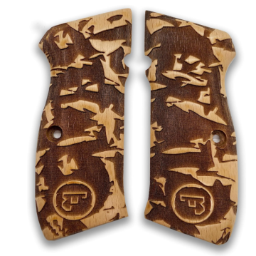 Zib Grips Silah Kabzası - CZ 75, Canik 55, S120, L120 ile Uyumlu - Sadece vernik uygulanmış - CZ75SV026