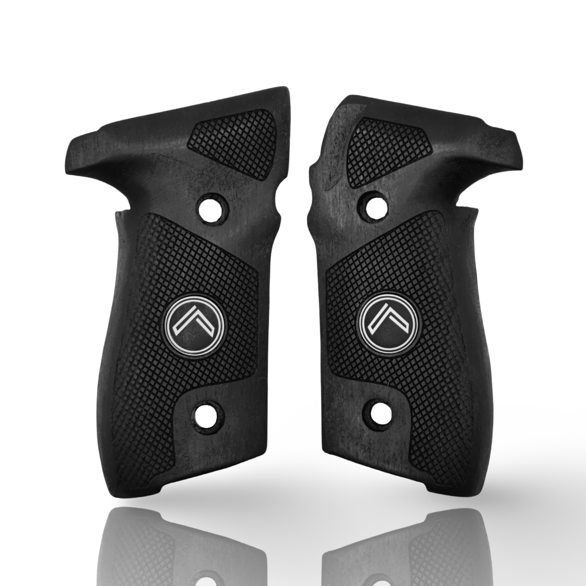 Zib Grips Silah Kabzası - Sigsauer P229 ile Uyumlu - Siyah Renk - Metal Logolu - SSP229SY002L1