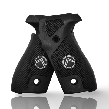 Zib Grips Silah Kabzası - Sigsauer P229 ile Uyumlu - Siyah Renk - Metal Logolu - SSP229SY002L1