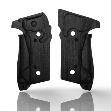 Zib Grips Silah Kabzası - Sigsauer P229 ile Uyumlu - Siyah Renk - Metal Logolu - SSP229SY002L1