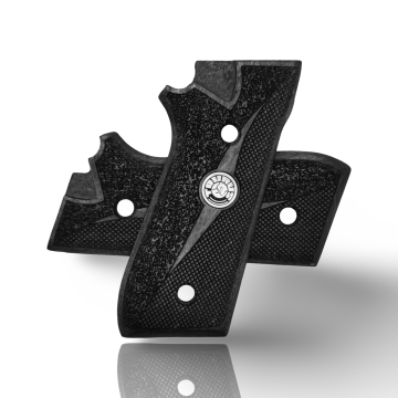 Zib Grips Silah Kabzası - Cybergun, Taurus PT92 ile Uyumlu - Siyah Renk - Metal Logolu - TRSPT92SY002L2