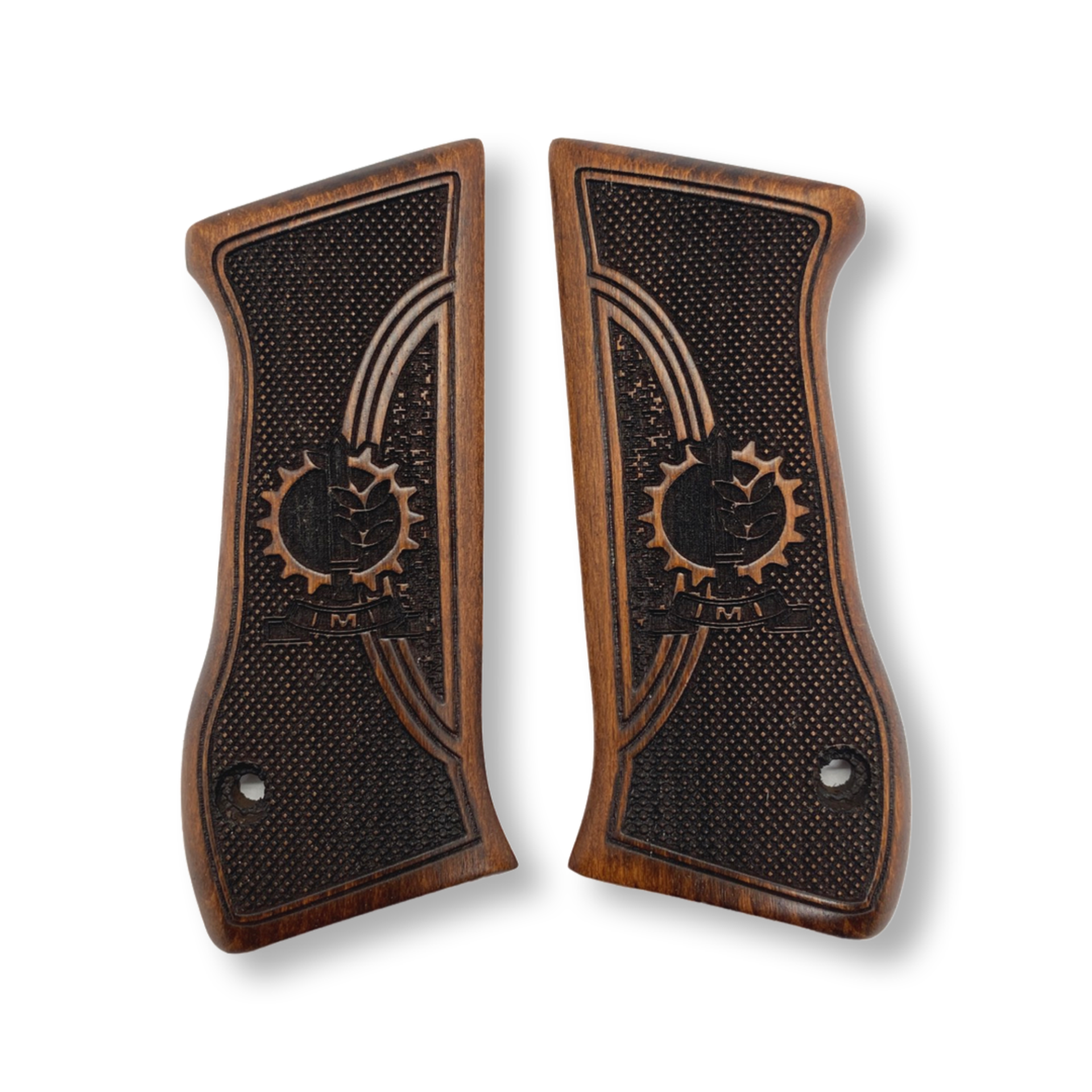 Zib Grips Silah Kabzası - Jericho 941, 941F, 941S, 941 FS ile Uyumlu - Koyu Kahverengi Renk - JR941CV004
