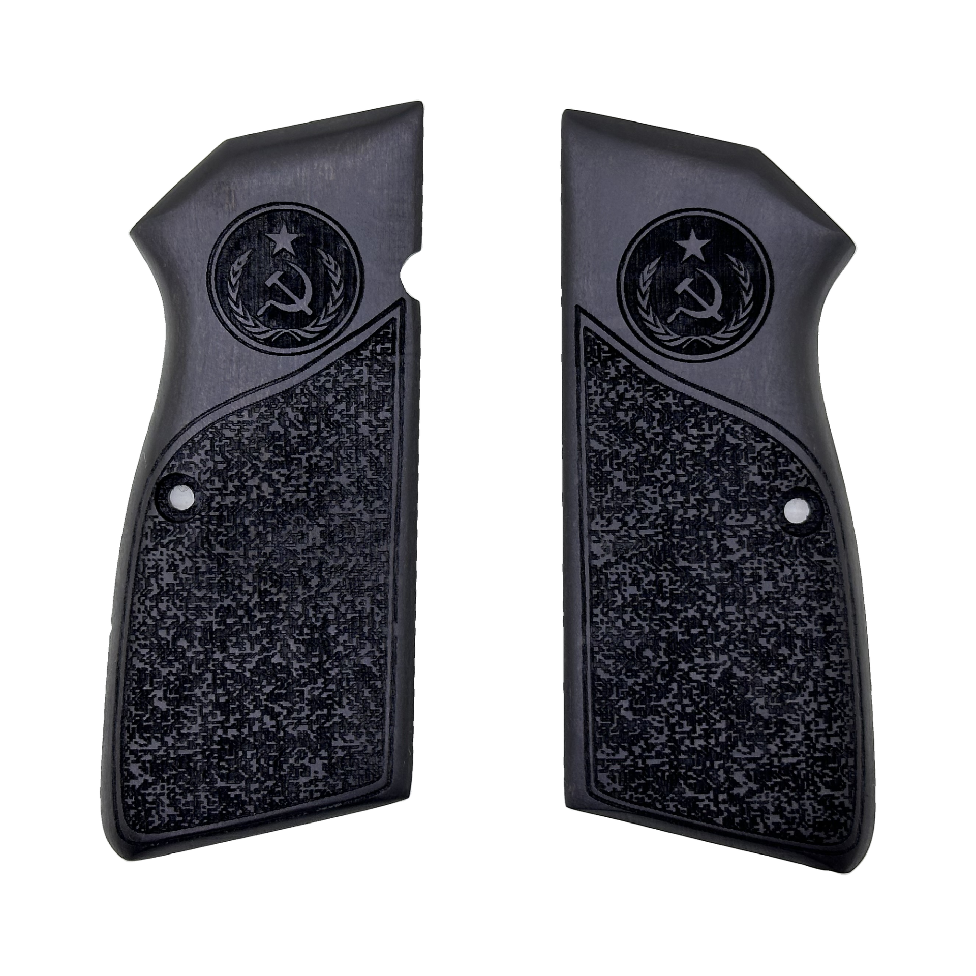Zib Grips Silah Kabzası - Zig 14, Browning HP, High Power 14, Spor Kasa ile Uyumlu - Siyah Renk - BRWHPSSY002