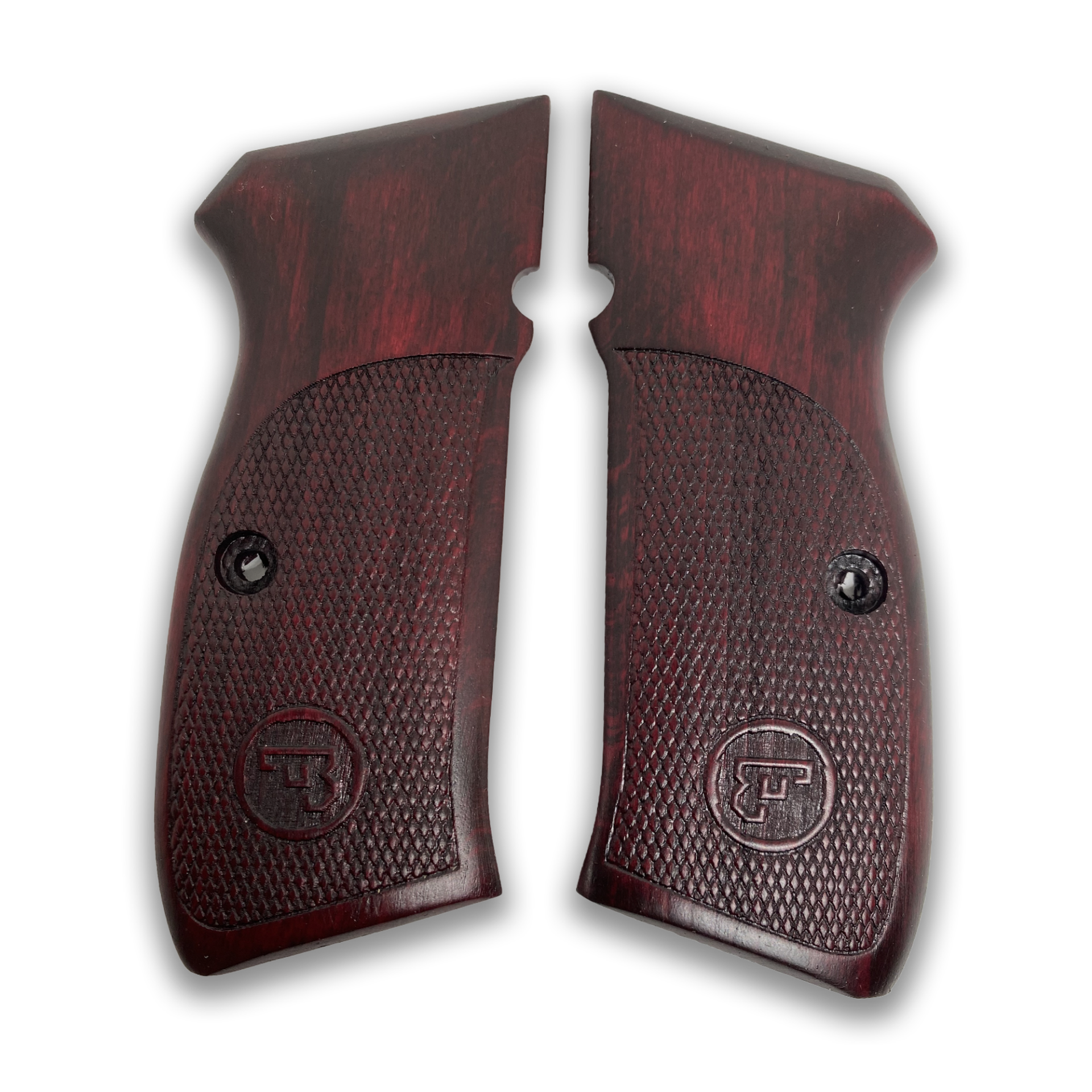 Zib Grips Silah Kabzası - CZ 75, Canik 55, S120, L120 ile Uyumlu - Bordo Renk - CZ75BR013
