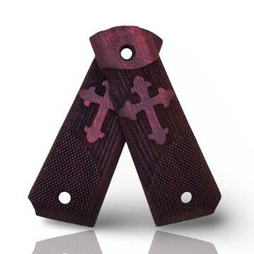 Zib Grips Silah Kabzası - Colt 1911, Girsan MC 1911 ile Uyumlu - Bordo Renk - CLT1911BR004