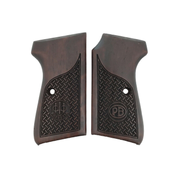 Zib Grips Silah Kabzası - Beretta 51-52 ile Uyumlu - Koyu Kahverengi Renk - BRT5152CV001