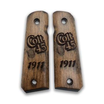 Zib Grips Silah Kabzası - Colt 1911, Girsan MC 1911 ile Uyumlu - Açık Kahverengi Renk - CLT1911UC070