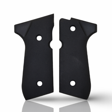 Zib Grips Silah Kabzası - Girsan Yavuz 16, Beretta F92 ile Uyumlu - Siyah Renk - Polimer Malzemesinden Yapılma - POBRTF92SY004