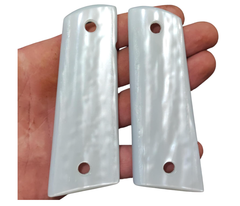 Zib Grips Silah Kabzası - Colt 1911, Girsan MC 1911 ile Uyumlu - Sadece vernik uygulanmış - Pleksi Malzemesinden Yapılma - PLCLT1911SV095