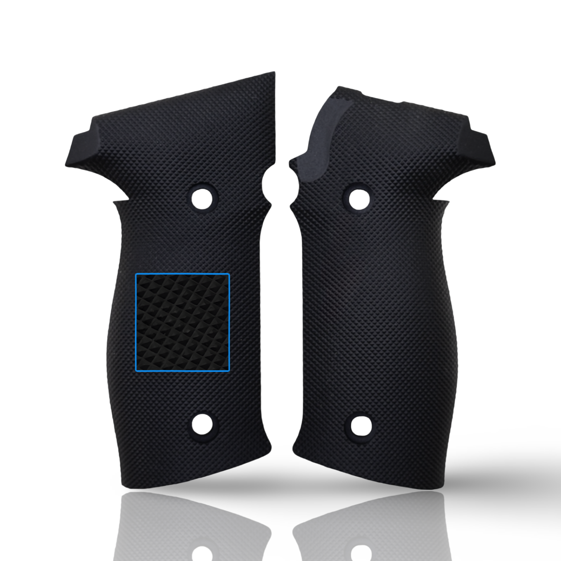 Zib Grips Silah Kabzası - Sigsauer P226 ile Uyumlu - Siyah Renk - Polimer Malzemesinden Yapılma - POSSP226SY001