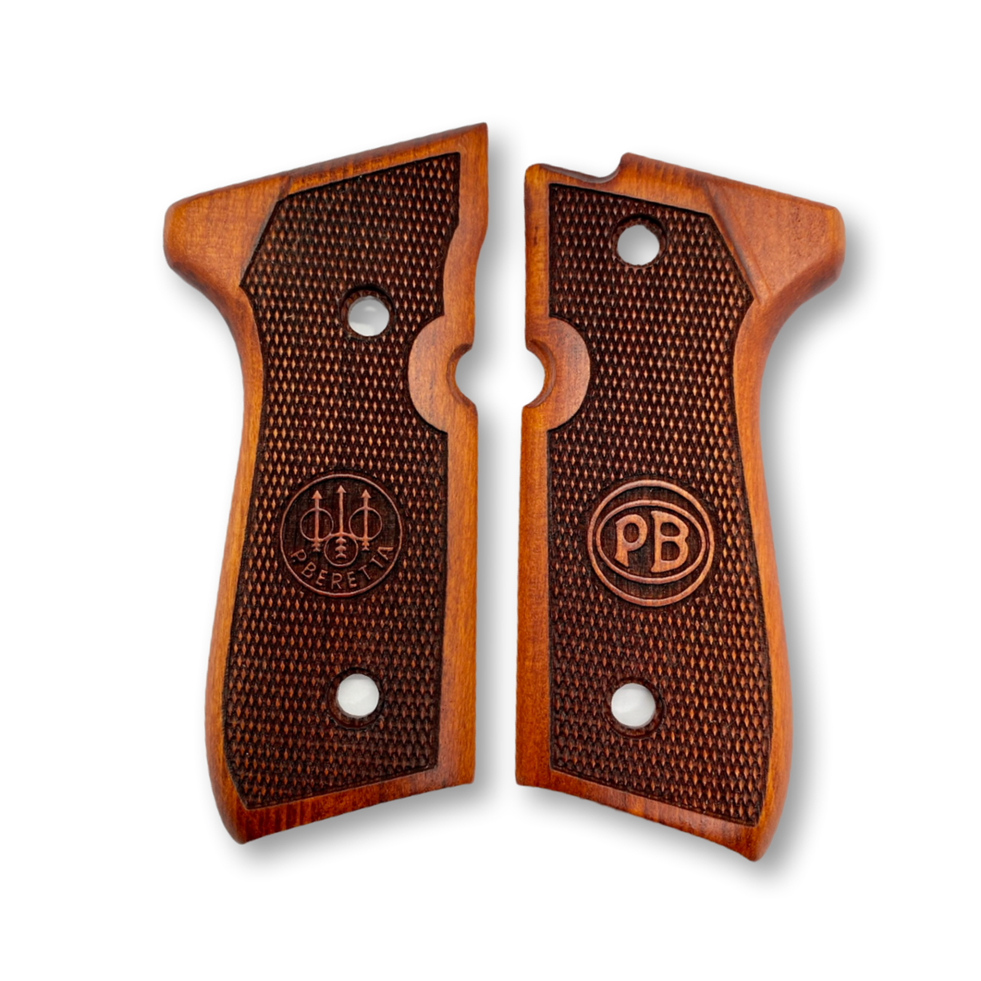 Zib Grips Silah Kabzası - Girsan Yavuz 16, Beretta F92 ile Uyumlu - Meşe Renk - BRTF92MS007